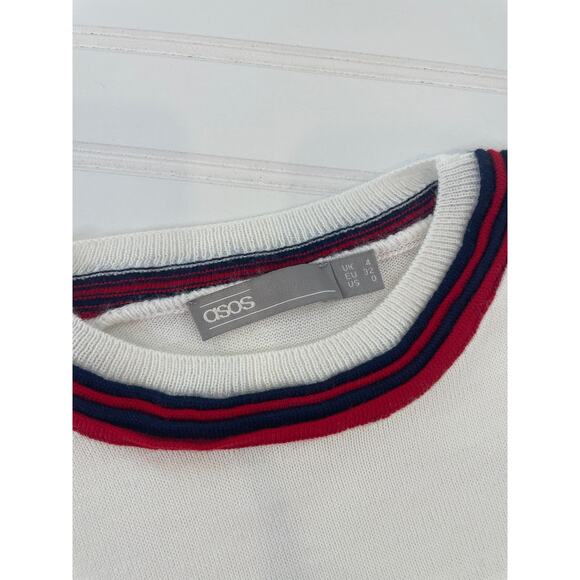 Asos & Lioness Women’s White Long Sleeve Top & Mini Skirt Bundle Of 2 Size XXS - Picture 3 of 11